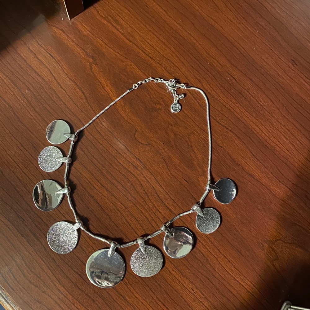 Silver Statement Necklace - image 1